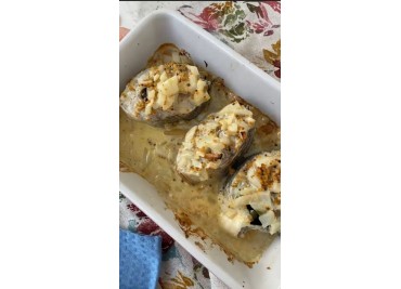 Тріска у вершково-лимонному соусі!